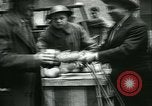 Image of food for unemployed during Great Depression New York City USA, 1930, second 41 stock footage video 65675077334
