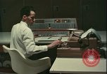 Image of early model computer use in banking United States USA, 1961, second 30 stock footage video 65675077348