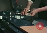 Image of early model computer use in banking United States USA, 1961, second 45 stock footage video 65675077348