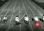 Image of Jesse Owens wins the 100 meter dash Berlin Germany, 1936, second 16 stock footage video 65675077353