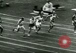 Image of Jesse Owens wins the 100 meter dash Berlin Germany, 1936, second 29 stock footage video 65675077353