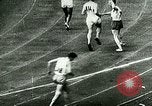 Image of Jesse Owens wins the 100 meter dash Berlin Germany, 1936, second 41 stock footage video 65675077353