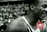 Image of Jesse Owens wins the 100 meter dash Berlin Germany, 1936, second 45 stock footage video 65675077353