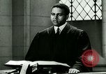 Image of African American church congregation flag showing stars for many military service members United States USA, 1944, second 28 stock footage video 65675077360