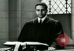 Image of African American church congregation flag showing stars for many military service members United States USA, 1944, second 30 stock footage video 65675077360