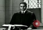 Image of African American church congregation flag showing stars for many military service members United States USA, 1944, second 46 stock footage video 65675077360
