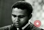 Image of African American church congregation flag showing stars for many military service members United States USA, 1944, second 59 stock footage video 65675077360