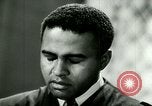 Image of African American church congregation flag showing stars for many military service members United States USA, 1944, second 61 stock footage video 65675077360