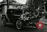 Image of decorated automobiles for Presidential campaign rally United States USA, 1916, second 12 stock footage video 65675077365