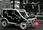 Image of decorated automobiles for Presidential campaign rally United States USA, 1916, second 50 stock footage video 65675077365