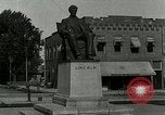 Image of Hodgenville statue of Abraham Lincoln Hodgenville Kentucky USA, 1916, second 8 stock footage video 65675077371