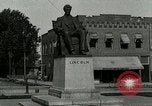 Image of Hodgenville statue of Abraham Lincoln Hodgenville Kentucky USA, 1916, second 9 stock footage video 65675077371