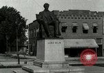 Image of Hodgenville statue of Abraham Lincoln Hodgenville Kentucky USA, 1916, second 10 stock footage video 65675077371