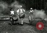 Image of Revolutionary reenactor drummers and fife player United States USA, 1916, second 14 stock footage video 65675077372