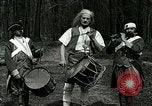 Image of Revolutionary reenactor drummers and fife player United States USA, 1916, second 19 stock footage video 65675077372
