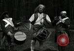 Image of Revolutionary reenactor drummers and fife player United States USA, 1916, second 22 stock footage video 65675077372