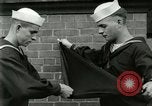 Standbild amerikanische Matrosen Great Lakes Illinois USA, 1917, aus Sekunde 10 historischem Filmmaterial Videoclip 65675077381