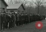 Image of World War I US Navy recruits in civilian clothing begin training  Great Lakes Illinois USA, 1917, second 4 stock footage video 65675077382