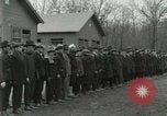 Image of World War I US Navy recruits in civilian clothing begin training  Great Lakes Illinois USA, 1917, second 6 stock footage video 65675077382