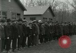 Image of World War I US Navy recruits in civilian clothing begin training  Great Lakes Illinois USA, 1917, second 8 stock footage video 65675077382