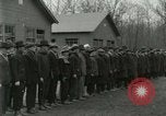 Image of World War I US Navy recruits in civilian clothing begin training  Great Lakes Illinois USA, 1917, second 9 stock footage video 65675077382