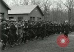 Image of World War I US Navy recruits in civilian clothing begin training  Great Lakes Illinois USA, 1917, second 21 stock footage video 65675077382