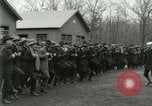 Image of World War I US Navy recruits in civilian clothing begin training  Great Lakes Illinois USA, 1917, second 22 stock footage video 65675077382