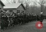 Image of World War I US Navy recruits in civilian clothing begin training  Great Lakes Illinois USA, 1917, second 23 stock footage video 65675077382