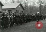 Image of World War I US Navy recruits in civilian clothing begin training  Great Lakes Illinois USA, 1917, second 24 stock footage video 65675077382