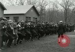 Image of World War I US Navy recruits in civilian clothing begin training  Great Lakes Illinois USA, 1917, second 25 stock footage video 65675077382
