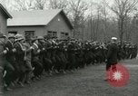 Image of World War I US Navy recruits in civilian clothing begin training  Great Lakes Illinois USA, 1917, second 26 stock footage video 65675077382