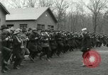 Image of World War I US Navy recruits in civilian clothing begin training  Great Lakes Illinois USA, 1917, second 30 stock footage video 65675077382