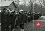 Image of World War I US Navy recruits in civilian clothing begin training  Great Lakes Illinois USA, 1917, second 46 stock footage video 65675077382