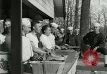 Image of Food and mess operation at Naval Station Great Lakes World War I Great Lakes Illinois USA, 1917, second 52 stock footage video 65675077385