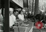 Image of Food and mess operation at Naval Station Great Lakes World War I Great Lakes Illinois USA, 1917, second 54 stock footage video 65675077385