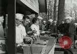Image of Food and mess operation at Naval Station Great Lakes World War I Great Lakes Illinois USA, 1917, second 55 stock footage video 65675077385