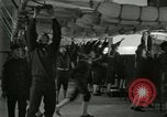 Image of US Navy recruits sleeping in hammocks in barracks Great Lakes Illinois USA, 1917, second 5 stock footage video 65675077387