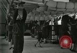 Image of US Navy recruits sleeping in hammocks in barracks Great Lakes Illinois USA, 1917, second 6 stock footage video 65675077387