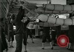 Image of US Navy recruits sleeping in hammocks in barracks Great Lakes Illinois USA, 1917, second 11 stock footage video 65675077387