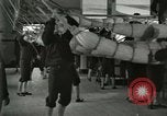 Image of US Navy recruits sleeping in hammocks in barracks Great Lakes Illinois USA, 1917, second 16 stock footage video 65675077387