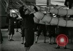 Image of US Navy recruits sleeping in hammocks in barracks Great Lakes Illinois USA, 1917, second 18 stock footage video 65675077387