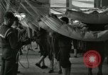 Image of US Navy recruits sleeping in hammocks in barracks Great Lakes Illinois USA, 1917, second 30 stock footage video 65675077387