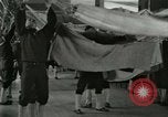 Image of US Navy recruits sleeping in hammocks in barracks Great Lakes Illinois USA, 1917, second 35 stock footage video 65675077387