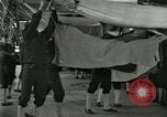 Image of US Navy recruits sleeping in hammocks in barracks Great Lakes Illinois USA, 1917, second 36 stock footage video 65675077387