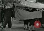 Image of US Navy recruits sleeping in hammocks in barracks Great Lakes Illinois USA, 1917, second 38 stock footage video 65675077387