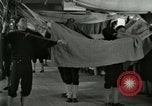 Image of US Navy recruits sleeping in hammocks in barracks Great Lakes Illinois USA, 1917, second 40 stock footage video 65675077387
