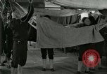 Image of US Navy recruits sleeping in hammocks in barracks Great Lakes Illinois USA, 1917, second 42 stock footage video 65675077387