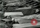 Image of US Navy recruits sleeping in hammocks in barracks Great Lakes Illinois USA, 1917, second 60 stock footage video 65675077387