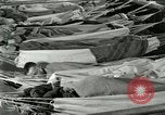 Image of US Navy recruits sleeping in hammocks in barracks Great Lakes Illinois USA, 1917, second 61 stock footage video 65675077387