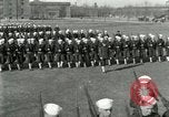 Standbild US Navy Segler bohren während Ersten Weltkrieg Ausbildung Great Lakes Illinois USA, 1917, aus Sekunde 40 historischem Filmmaterial Videoclip 65675077388